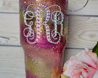 Custom Made MERMAID LIFE Pink or Blue GLITTER BLING Hoodie