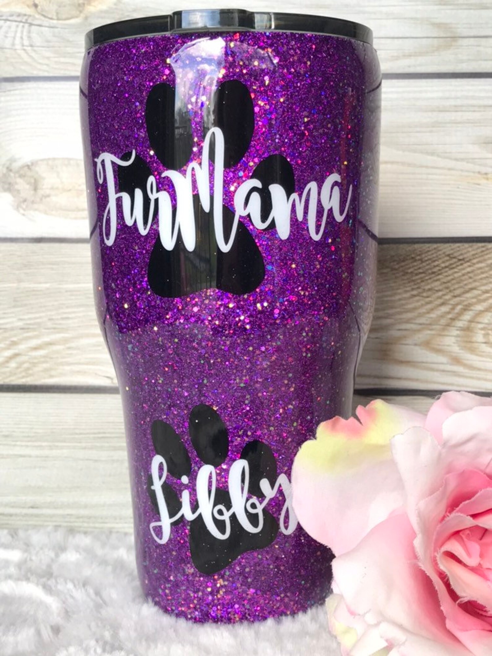Glitter Tumbler Epoxy Tumbler Wedding Gift Monogram Yeti Etsy