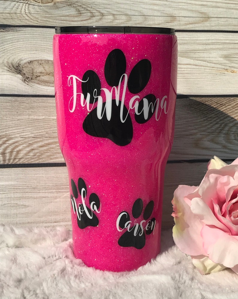 glitter tumbler epoxy tumbler monogram yeti custom yeti etsy
