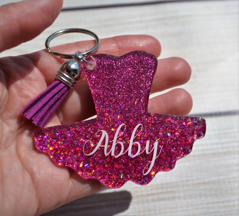 Ballet Keychain Ballerina Keychain Dance Recital Gift Etsy
