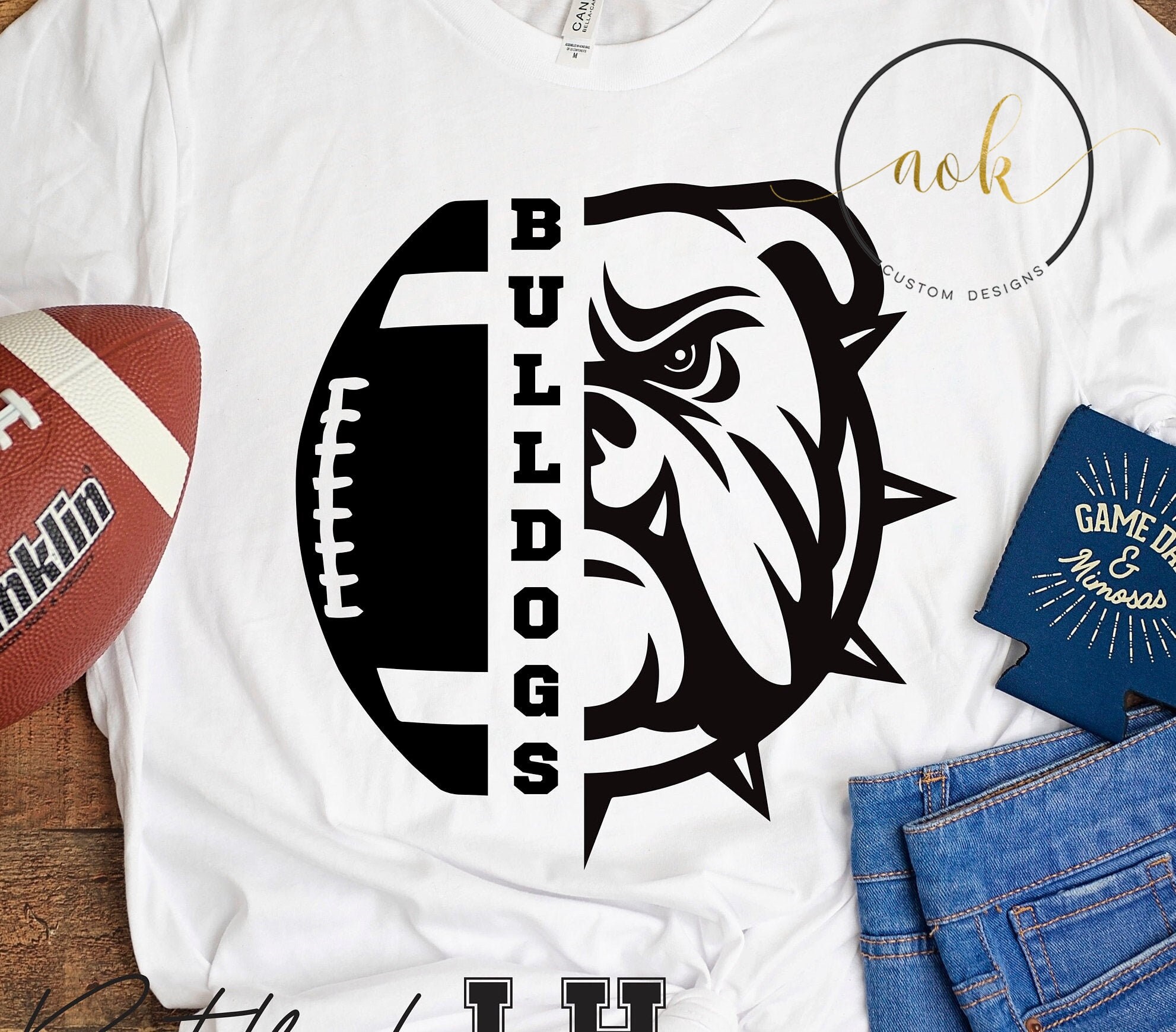 Bulldogs Shirt Bulldogs Football Tshirt Football Mom Shirt Etsy