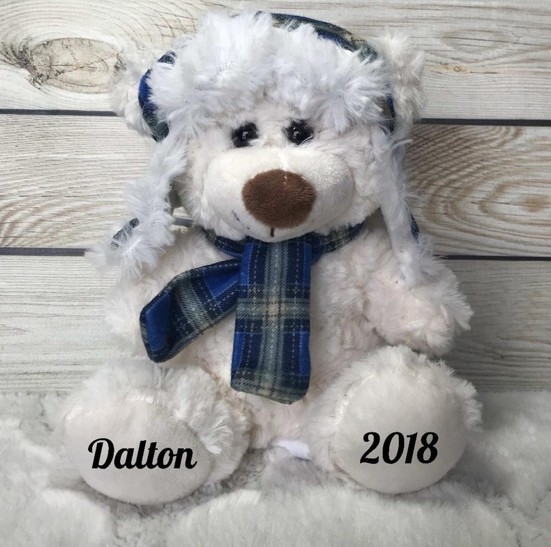 2018 stuffed christmas bear