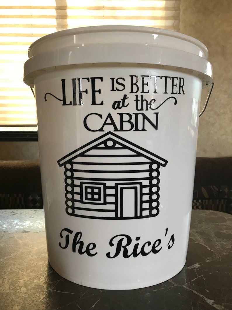 Camping Bucket Decal Vinyl Decal Camper LED Bucket Decal Etsy