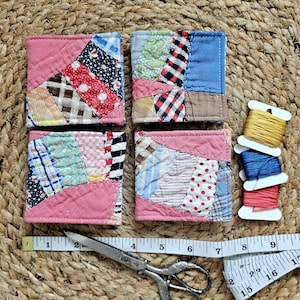 Needle Book, Sewing Needle Book, Handmade Needle Case, Needle Keeper Book, Quilted Needle Book, Quilter Gifts, Needle Craft Accessory