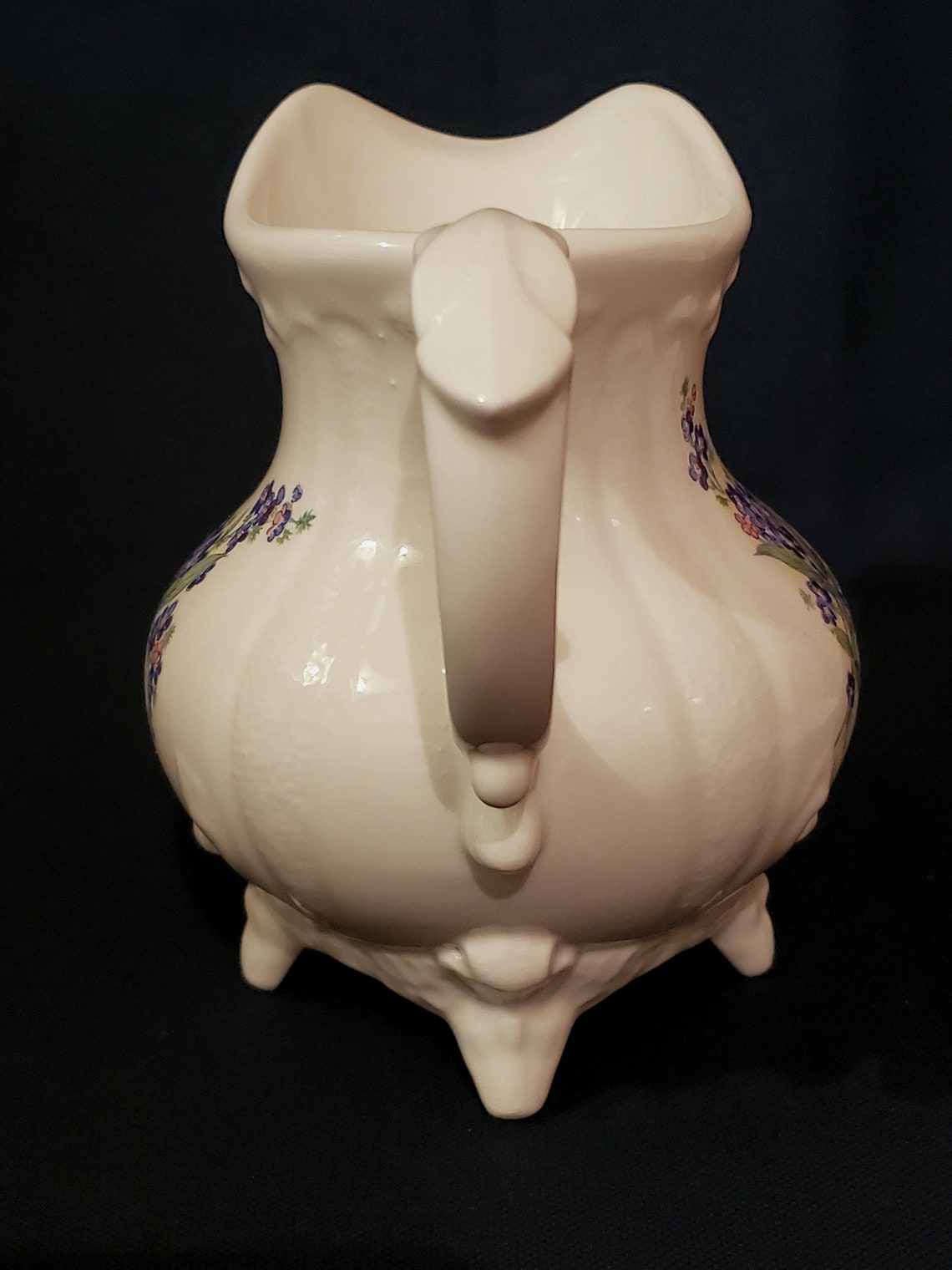 Vintage Loma Pottery Footed Creamer 533 Etsy