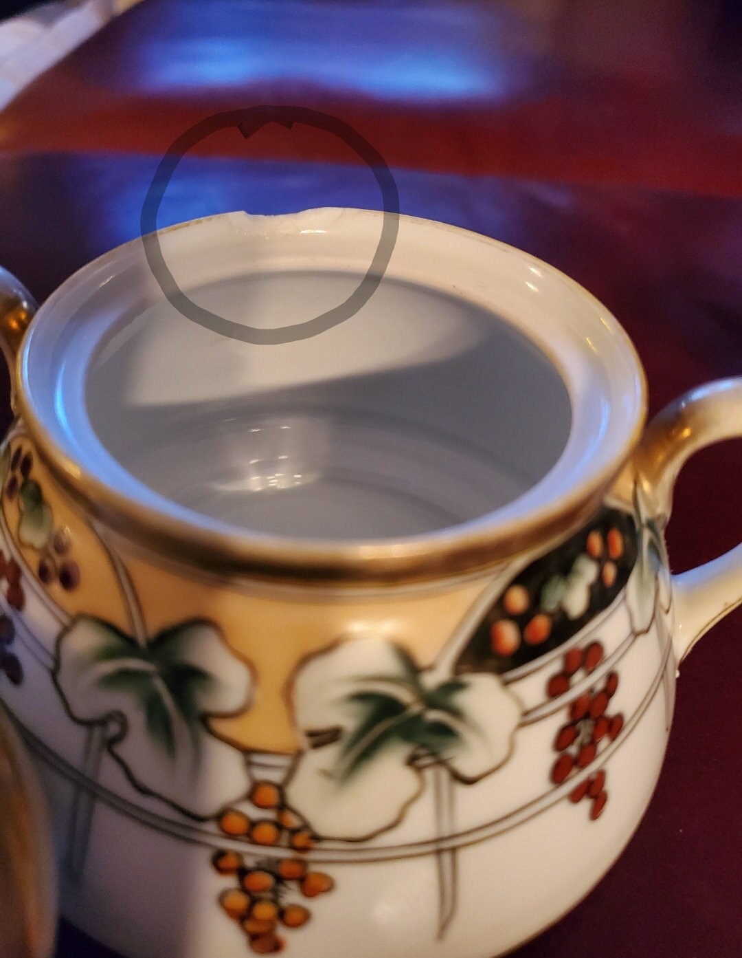 Hand Painted Nippon Creamer and Sugar With Trellis and - Etsy UK