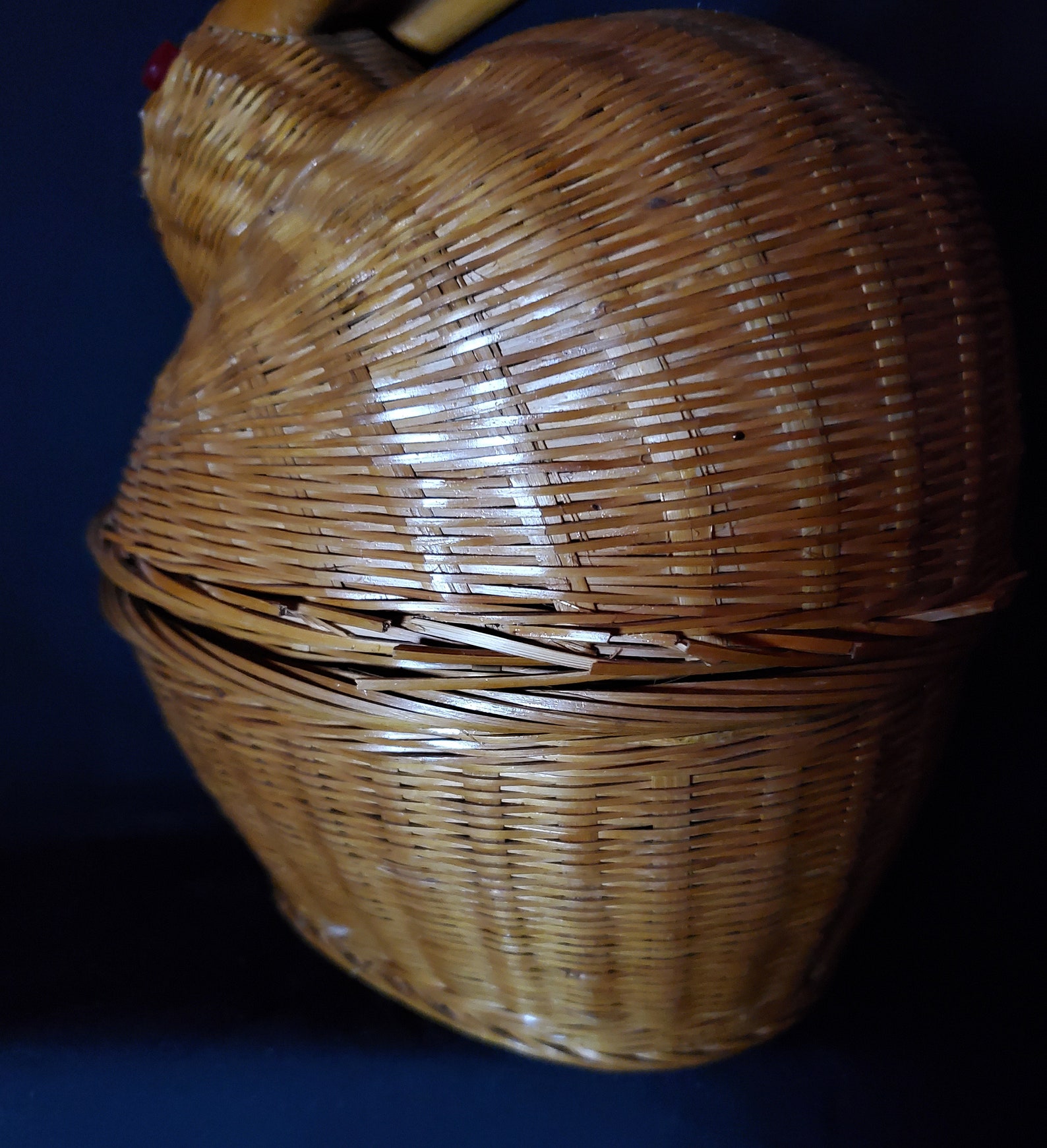 Bamboo and Wicker Nesting Rabbits 364 Etsy