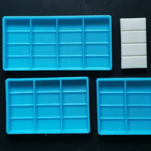 Tarts Soaps Resin Petal-Styled Snap-Bar Silicone Mould Wax Melt Mould Candles Tarts Soaps Resin Petal-Styled Snap-Bar Silicone Mould Wax Melt Mould Candles