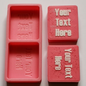 Custom Made Silicone Moulds for Soap Bars Personalised Moulds