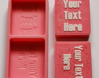 Custom Made Silicone Moulds for Soap Bars Personalised Moulds