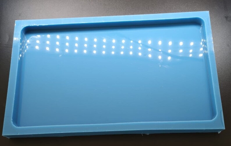 Extra Large Silicone Tray Mould Resin Casting Rectangle Etsy
