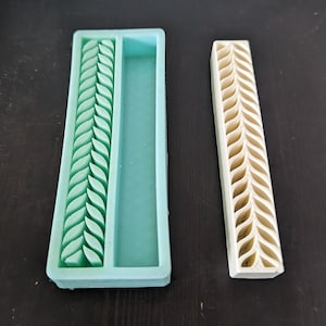 Multi-Cast Silicone Mould for Pen Blanks Pen Turning - Herringbone