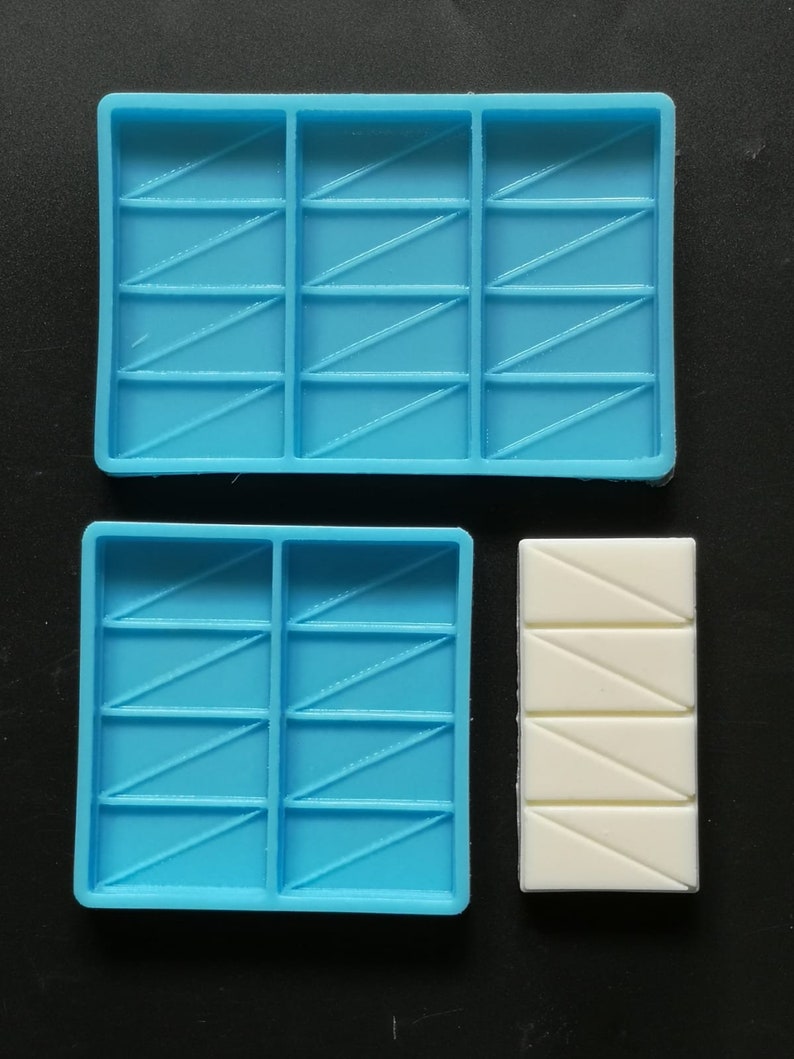 Triangular Snap Bar Silicone Mould for Wax Melts Candles Etsy UK