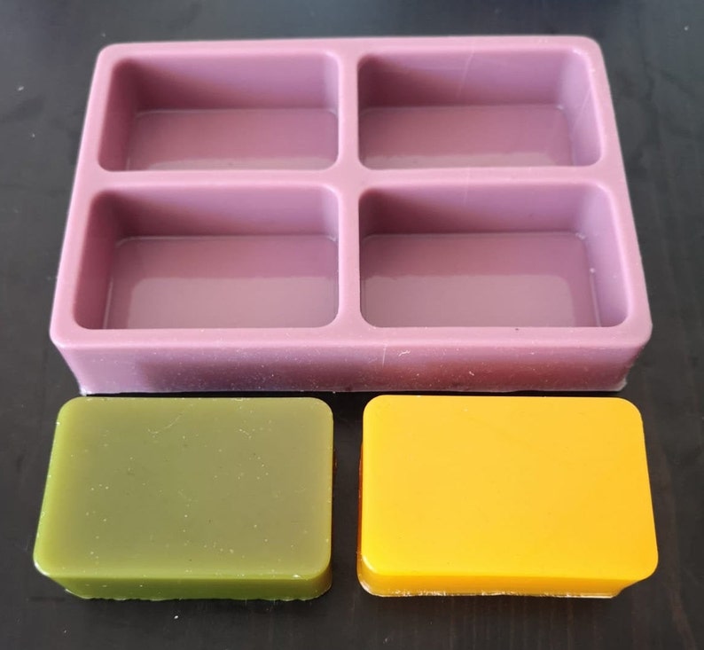 Rectangular Silicone Mould for Wax Melts Candles Soaps Etsy