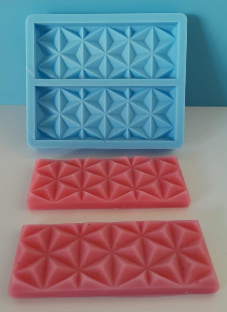 Snap Barstyled Silicone Mould for Wax Melts Candles Soaps Etsy UK
