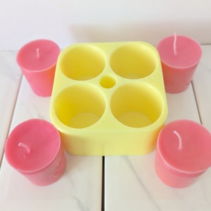 Exquisite Votive Candle Silicone Mould for Candlemaking - Create Your Own Stunning Candles! - Votive Candle Silicone Mould for Candlemaking