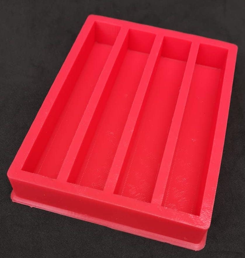 12x1x1 Pen Blanks & Wand Silicone Mold For Epoxy Resin - Mold For