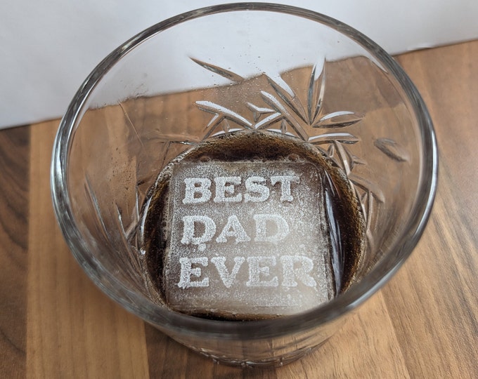Personalised Silicone Cocktail Ice Cube Mould, Custom MONOGRAM Whiskey Ice Cube, Initials/Logo/Text/Emoji