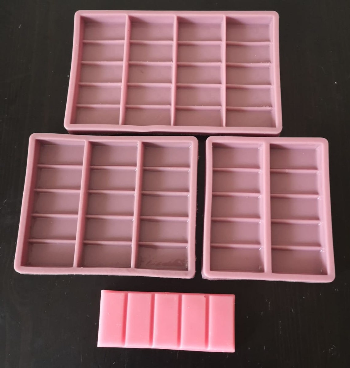 Rectangular Snap BarStyled Silicone Mould For Wax Melts Etsy