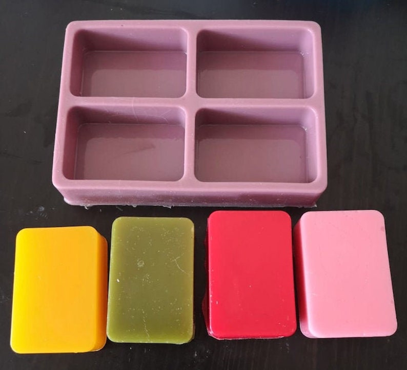 Rectangular Silicone Mould for Wax Melts Candles Soaps Etsy