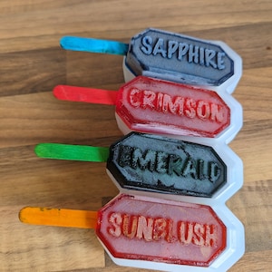 Personalised Lollipop Silicone Mould, Custom Ice Cream, Popsicle,