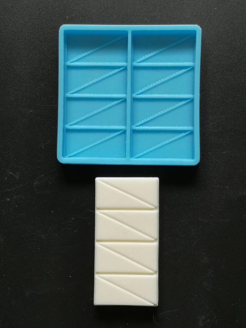 Triangular Snap Bar Silicone Mould for Wax Melts Candles Etsy UK