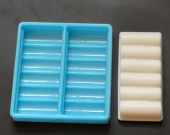 Wavy Snap bar Silicone Mould voor Wax Melts, Kaarsen, Soaps, Resin Tarts