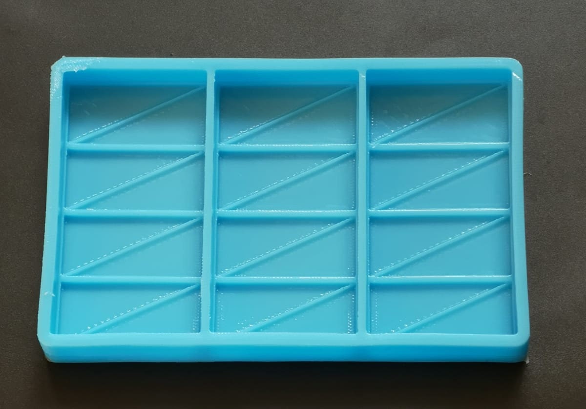 Molde Silicona 4 Barras Para Velas, Jabones, Resina - Snap-Bar, Para Velas Derretidas, Bombas Baño