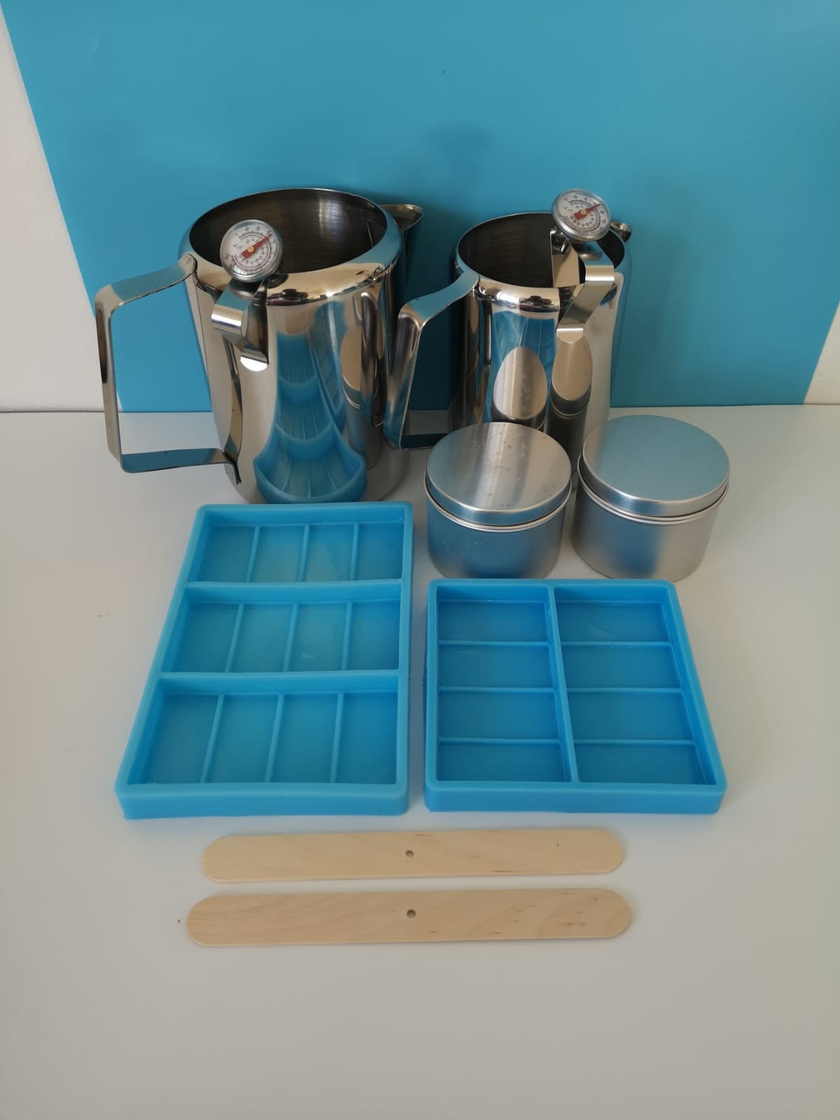 Candle & Wax Melt Making Kit Stainless Steel Jug Thermometer Etsy UK