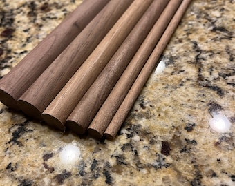 Custom Cut Walnut Dowels