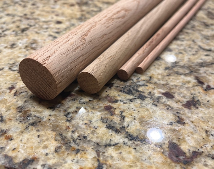Custom Cut Red Oak Dowels Etsy