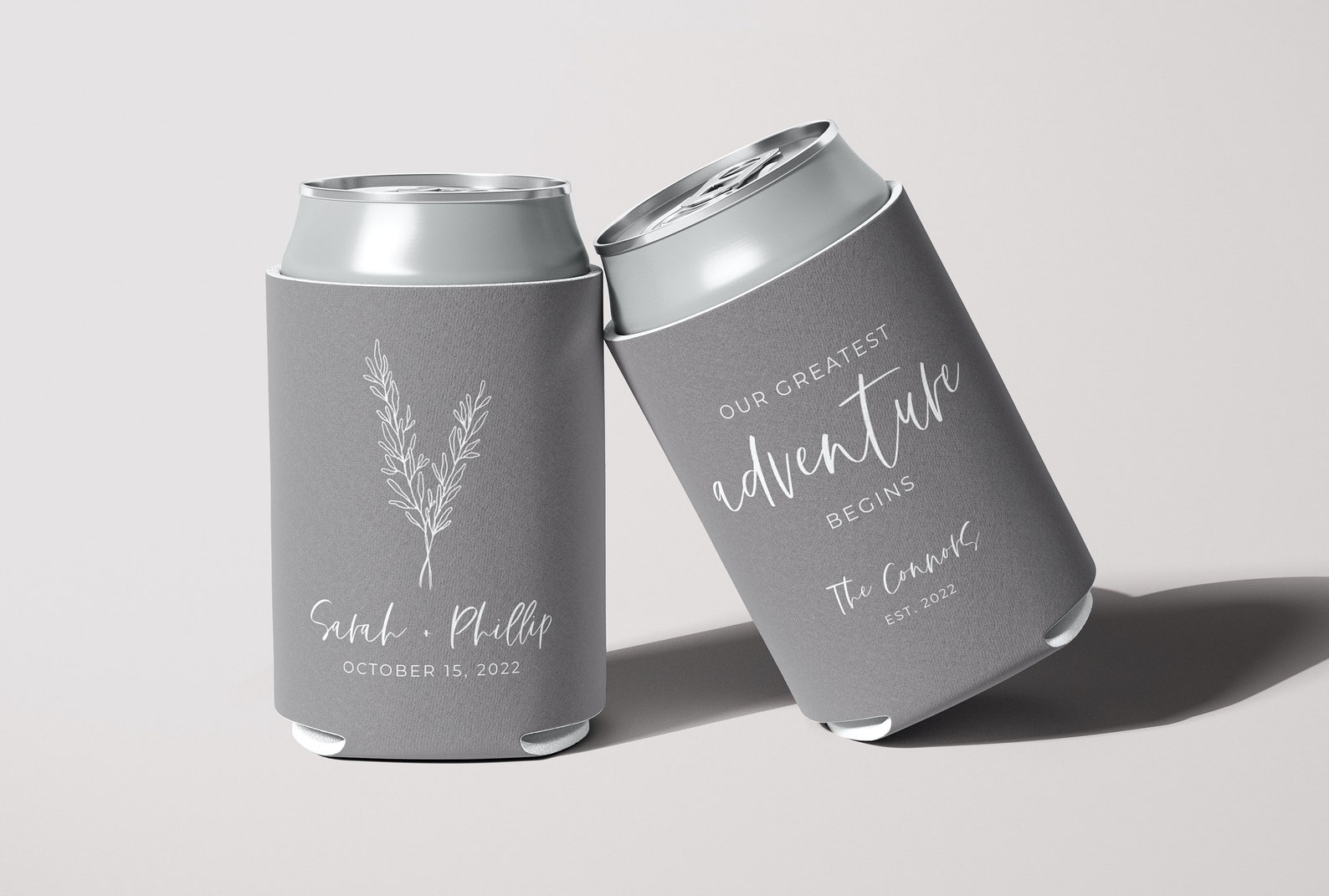 Custom Wedding Koozies Personalized Wedding Koozies Etsy