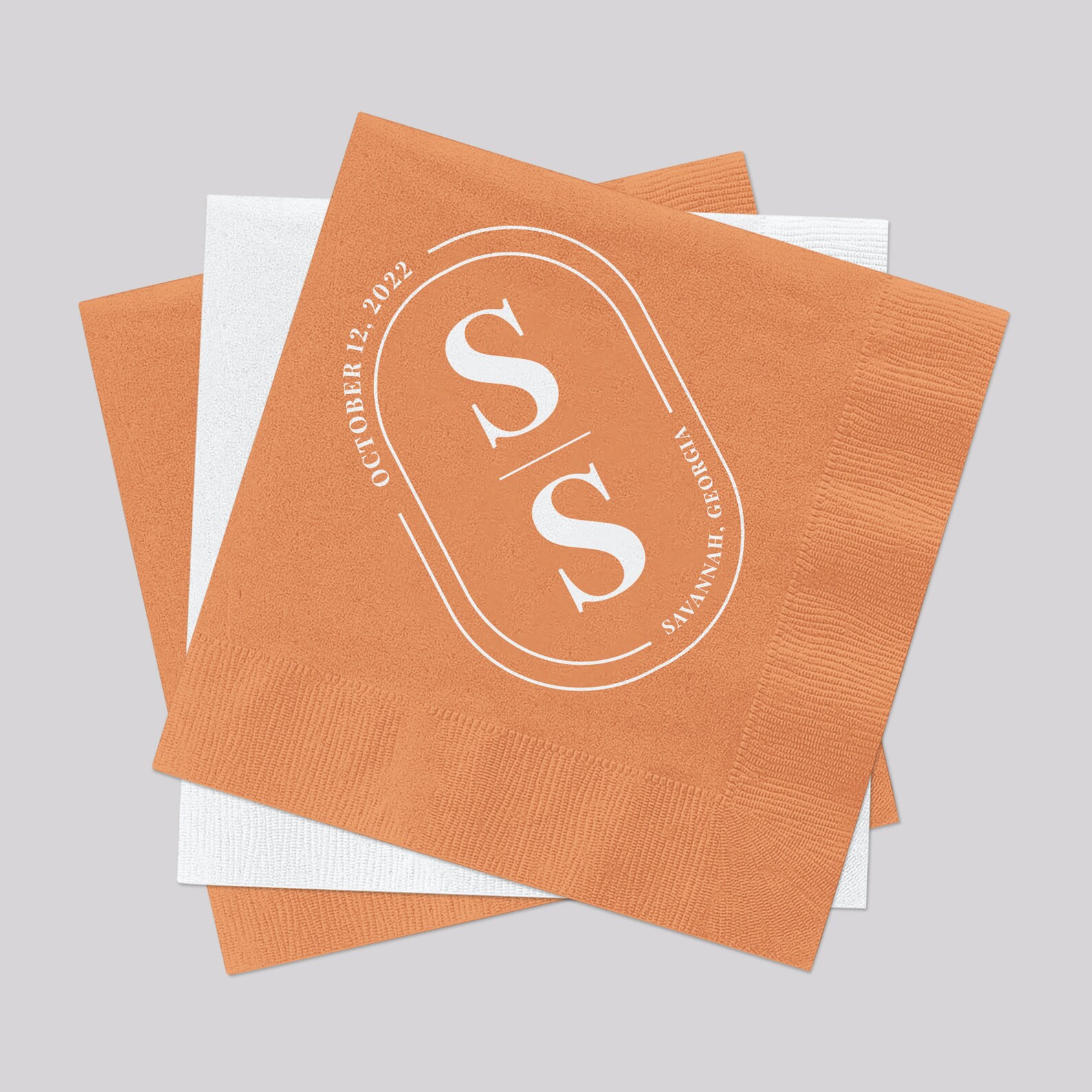 Personalized Wedding Cocktail Napkins Custom Wedding Napkins Etsy