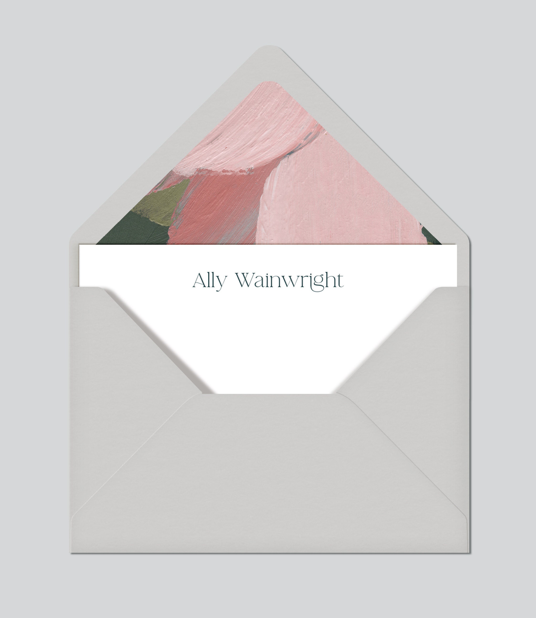 Personalized Letterpress Stationery Set | Cotton Paper Cards, Lined ...