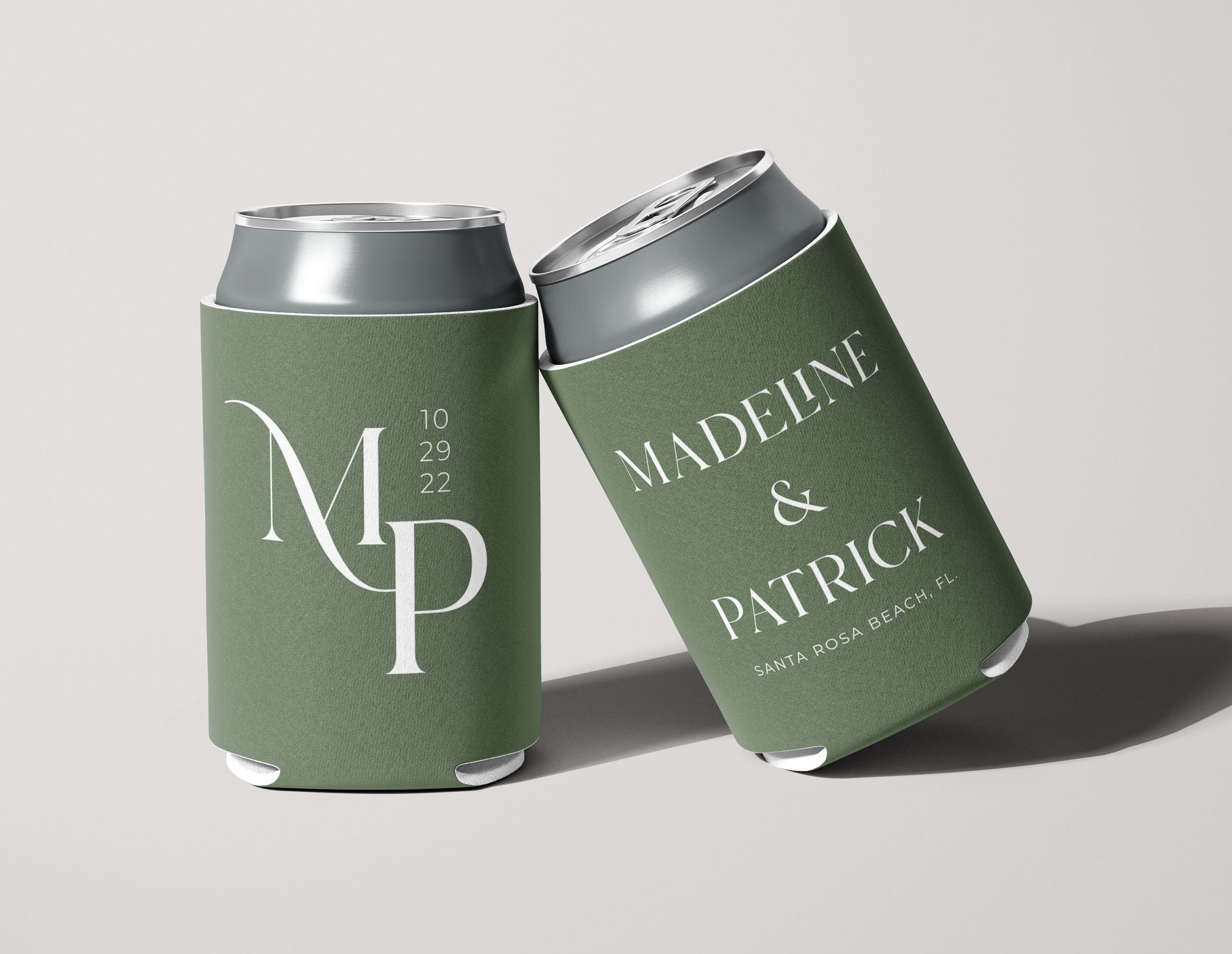 Custom Wedding Coolers Personalized Can Cooler Reception Favor Beer Insulator Huggers Wedding Favor Wedding Cooler Collapsible Hugger Etsy