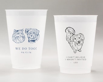 Customized Pet Wedding Cups | Personalized Cups