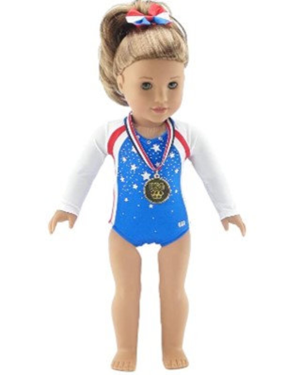 Team USAinspired gymnastics outfit for American Girl Dolls Etsy