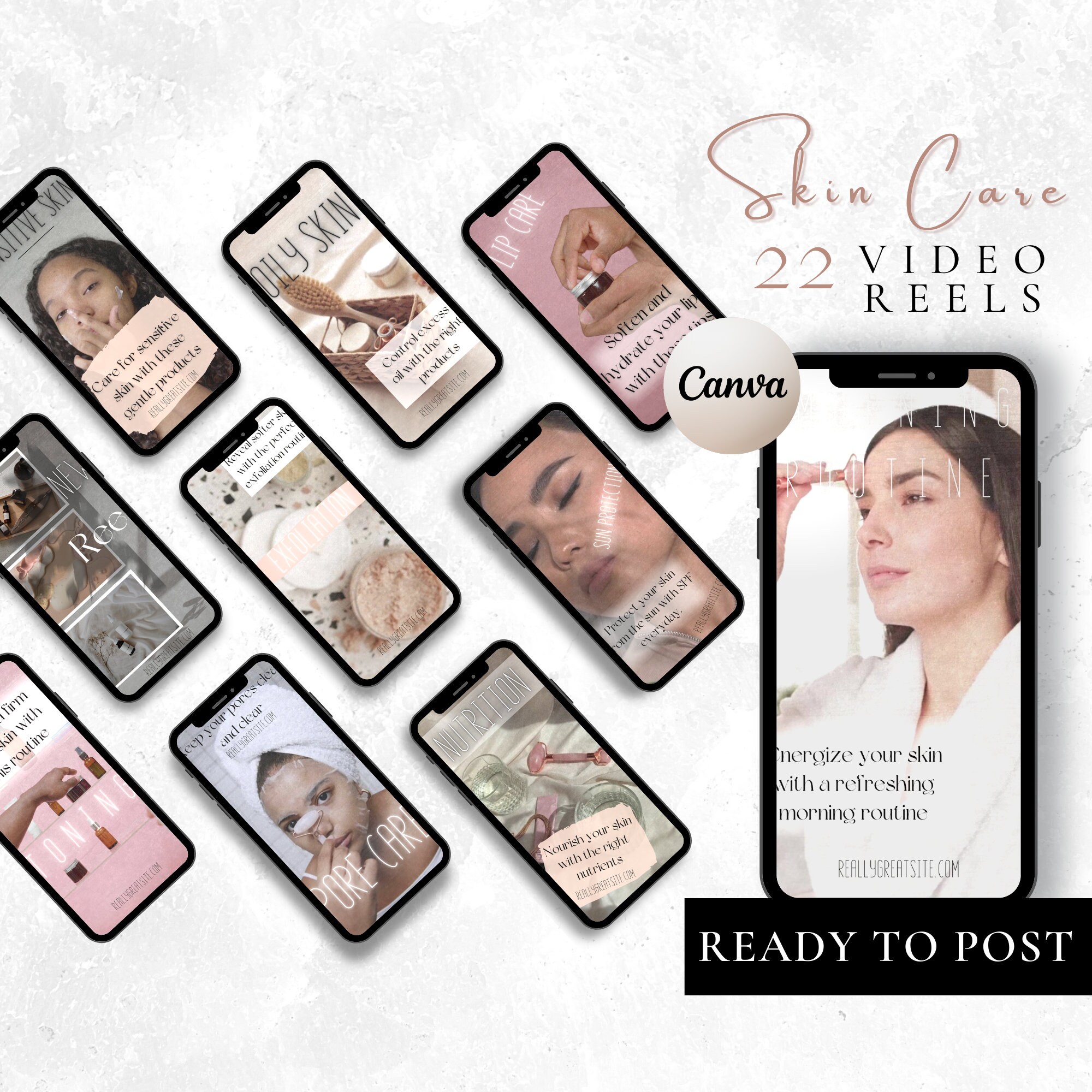 22-skincare-instagram-reel-videos-instagram-reels-template-etsy