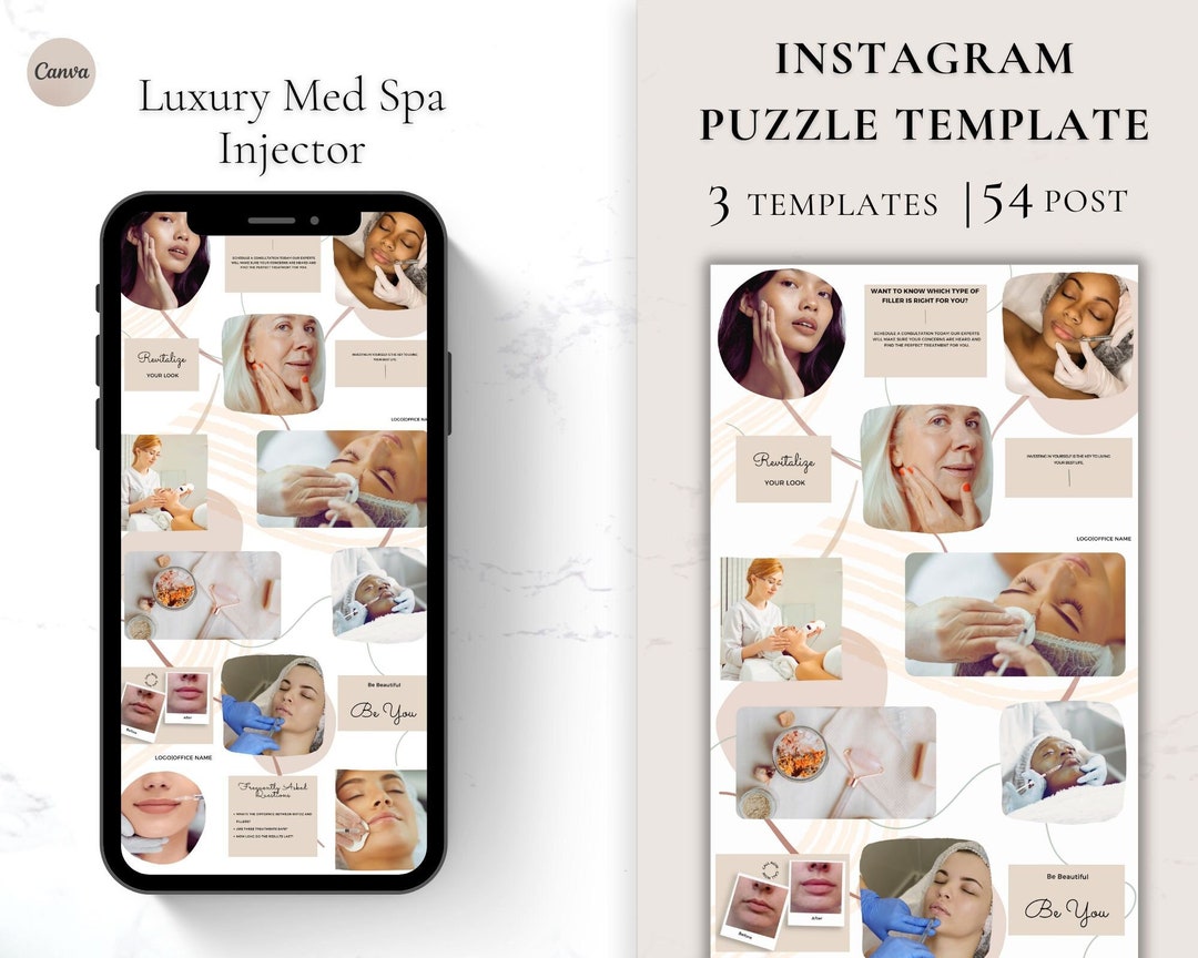 Nurse Injector Templates | Botox and Filler Instagram Posts | Anti ...