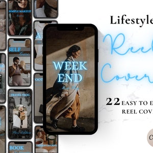 Reel Cover Vorlage Bearbeitbar In Canva | Rollenvorlage | Instagram Rollen | Blogger Vorlage | Reise-Rollenhüllen | Ig Reels Canva Template
