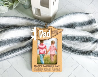 Father’s Day Photo Magnet, Father’s Day Gift, Photo Fridge Magnet, Gift for Dad, Kids Photo, Refrigerator Magnet, Photo Frame, Gift from Kid