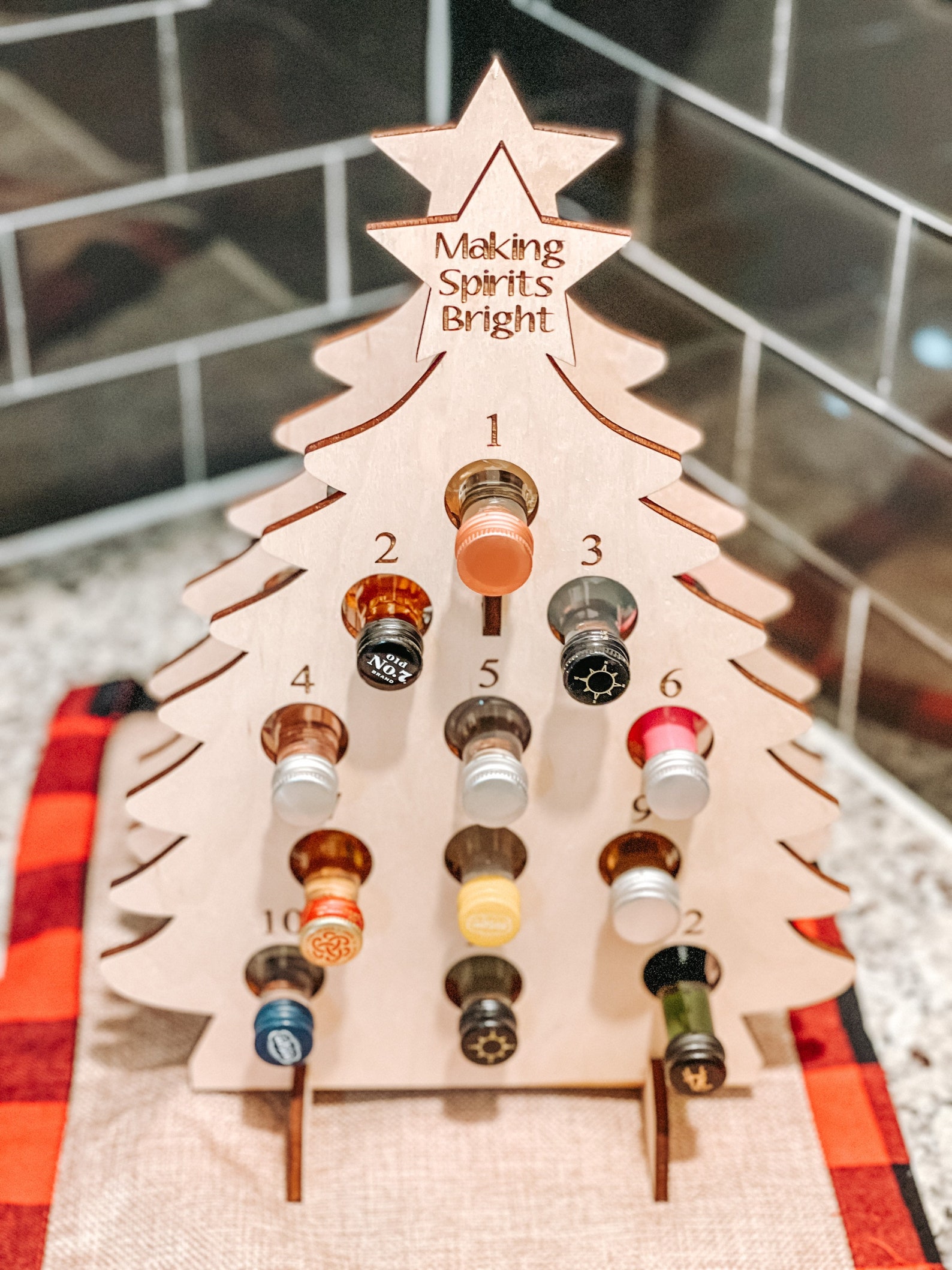 Advent Calendar Mini Liquor Tree for Adult Tipsy Tree for Etsy