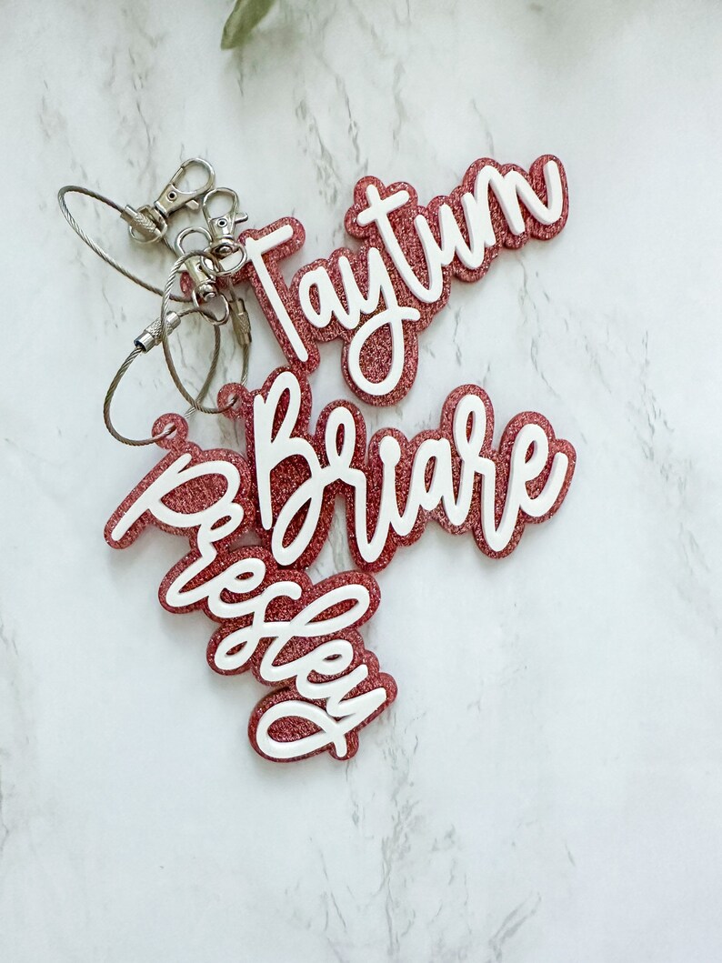 Backpack Tag Backpack Name Tag for Kids Personalized Bag - Etsy