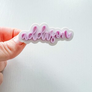 Personalized Name Hair Clip, Custom Hair Clip, Alligator Clip, Hair Bow for Girls, Hair Accessory, Personalized Hairpin, Name Hair Barrette