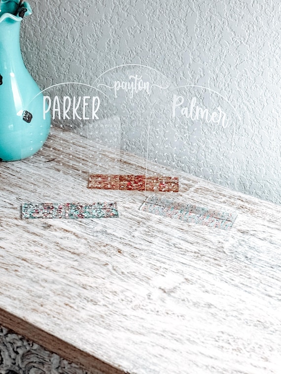 Personalized Acrylic Earring Holder Stand, Custom Name Jewelry Display, Girls Earring Organizer, Kids Room Decor, Birthday Gift for Girls