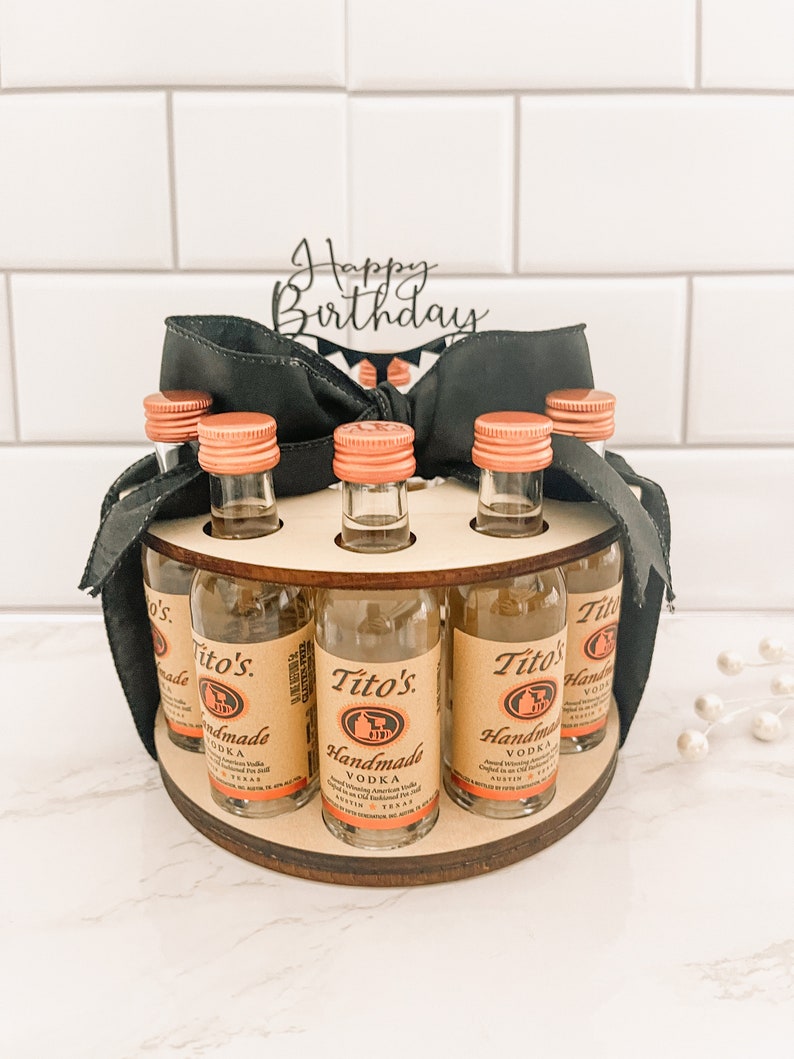 Funny Birthday Gift Liquor Shot Cake Liquor and Wine Gifts Etsy