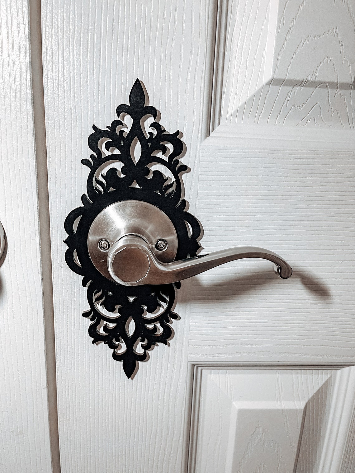 Door Handle Decorative Plate Hanging Hardware for Door Etsy