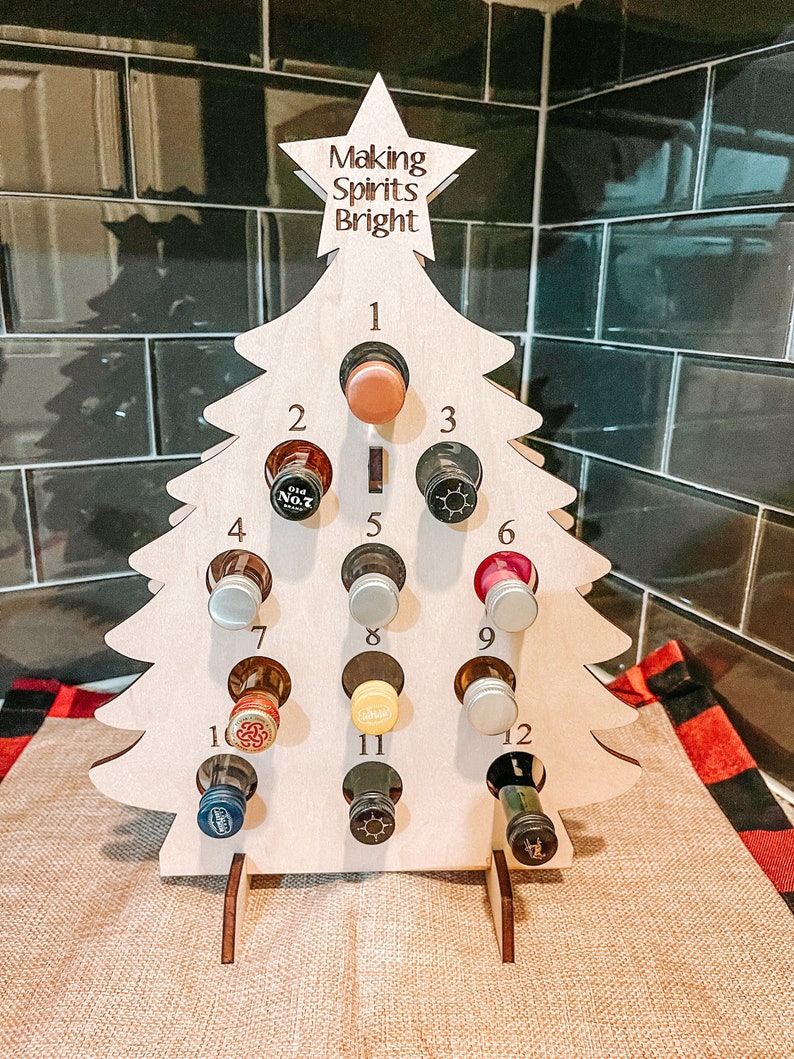 Advent Calendar Mini Liquor Tree for Adult Tipsy Tree for Etsy