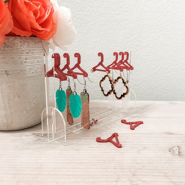 Earring Hanger Rack, Earring Stand, Earring Display Rack, Acrylic Earring Holder, Hanger Earring Stand, Jewelry Organizer,Clay Earring Stand