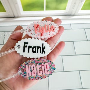 Kids Keychain, Backpack Tags, Diaper Bag Tag,Luggage Tag, Water Bottle Tag,Custom Keychain, Name Tag, Acrylic Keychain,Personalized Keychain